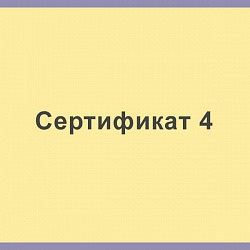 Сертификат 4